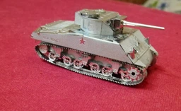 Металлический 3D-пазл Piececu Sherman Tank фото от покупателей 2