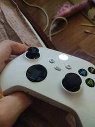 Силиконовые накладки на аналоговые стики Game Teh X для джойстика PS4 черный 8 шт фото от покупателей 5
