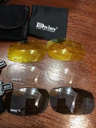 Очки тактические Daisy X7 для военных с 4 сменными светофильтрами Черные фото от покупателей 3