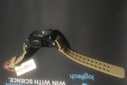 Тактичний військовий годинник Skmei Premium 56838 (Серія Military) Чорний із зеленим ременем хакі койот