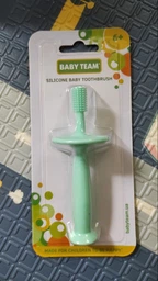 Зубна щітка Baby Team дитяча силіконова з присоском (7205_силикон) фото від покупців 2