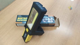 Ліхтар магнітний з підвісом MASTERTOOL 220х54х28 мм 4xLED+COB LED 3xAAA ABS 94-0808 фото від покупців 4