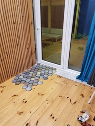 Коврик "Скандинавская сота" 120см*78см КС-30 фото от покупателей 3