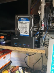 Док-станция Maiwo для HDD 2.5"/3.5" SATA/SSD + 3xUSB 3.0 (K308H) фото от покупателей 1