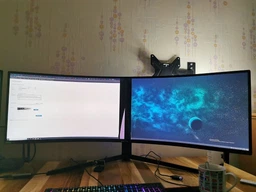 Монитор 48.9" Samsung Odyssey G9 LC49G95TSSIXCI (LC49G95TSSIXCI) фото от покупателей 4