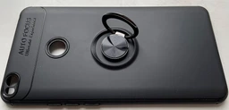 Чехол TPU Ring для Xiaomi Mi Max 2 бампер оригинальный Black с кольцом фото от покупателей 4