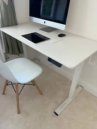 Стол с электрорегулировкой высоты RZTK eDesk 2 1200 х 600 мм Black фото от покупателей 6