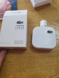 Тестер Туалетна вода для чоловіків Lacoste Eau de Lacoste L.12.12 Blanc 100 мл (737052413129) фото від покупців 11