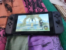 Nintendo Switch Neon Blue-Red (Upgraded version) + Гра The Legend of Zelda: Breath of the Wild (російська версія)