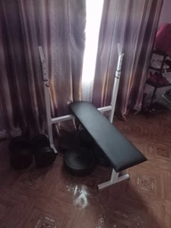 Лавка для жиму з стійками - Чорна Hardcore GYM (А010-Ч) фото від покупців 7