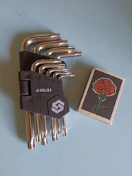 Комплект ключей Torx Sigma 9 предметов T10-T50 мм CrV короткие (4022211) фото от покупателей 2