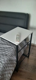 Приставний Столик Террі Ferrum-decor 650x440x330 Чорний метал ДСП Бетон 16 мм (TERR007) фото від покупців 1