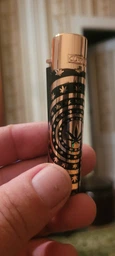 Запальничка Clipper Metal Leaves Gold(2578)