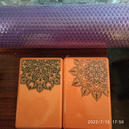 Масажний ролик EasyFit Foam Roller 30 см синій (легкий та м'який валик для МФР та йоги, масажер для спини, ніг, рук, шиї)