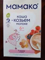 Молочна каша MAMAKO 7 злаків з ягодами на козячому молоці 200 г (8437022039558) фото від покупців 6