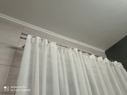Карниз металевий Orvit Заглушка двохрядний 16/16 мм відкритий 300см сатин фото від покупців 3
