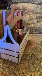 Коробка для подарунків Бокс "Корзинка біла", 27*21*10 см фото від покупців 1