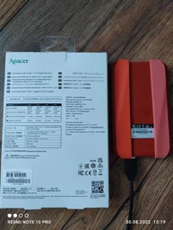 Внешний жесткий диск PHD Apacer AC533 1TB External 2.5'' USB 3.2 Gen.1 Red (AP1TBAC533R-1) фото от покупателей 1