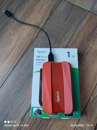 Внешний жесткий диск PHD Apacer AC533 1TB External 2.5'' USB 3.2 Gen.1 Red (AP1TBAC533R-1)