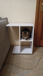 Журнальний столик Furnigrade С1 білий 60х47х30 фото от покупателей 12