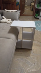 Журнальний столик Furnigrade С1 білий 60х47х30 фото от покупателей 11