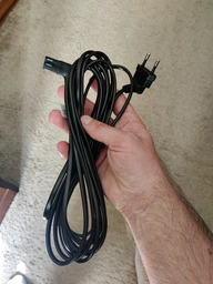 Кабель живлення пристроїв Goobay IEC(EuroPlug)-(C7)Euro8 M/M 2.0m 90°вниз/90°вбік 2x0.75mm білий(75.09.7351) фото від покупців 5