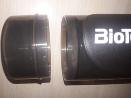 Шейкер BioTechUSA Wave+ Compact shaker 500ml /+150ml container/ Panther Black фото від покупців 7
