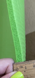 Килимок для йоги EasyFit NBR HIGH-Density 10 мм чорний (йогамат зі спіненого каучуку для фітнесу та пілатесу, мат-каремат спортивний) EF-NK10BK