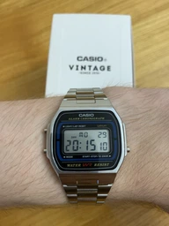 Чоловічі наручні годинники Casio A164WA-1VES фото от покупателей 1
