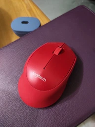 Мышь Logitech M330 Silent Plus WIreless Red (910-004911) фото от покупателей 11