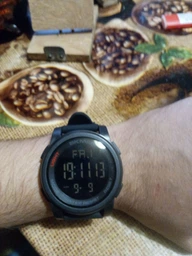 Спортивний годинник чоловічий SKMEI вологозахист 5атм 1257 Black