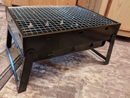 Мангал складной переносной туристический BBQ TL-372 портативный с решеткой барбекю гриль фото от покупателей 8