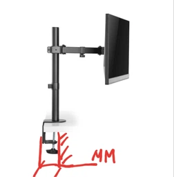 Настольное крепление для монитора Brateck 13"-32" Black (LDT12-C011) фото от покупателей 3
