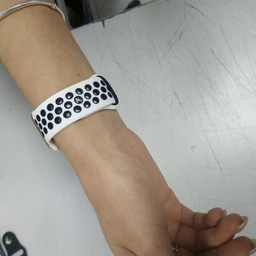 Силіконовий ремінець Fruct Nike Sport Band for Apple Watch 38/40/41/42 mm Olive Black фото від покупців 12