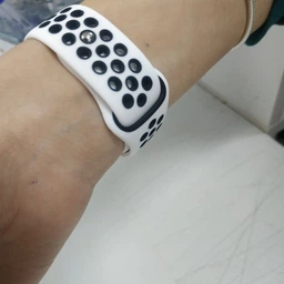 Силіконовий ремінець Fruct Nike Sport Band for Apple Watch 38/40/41/42 mm Olive Black фото від покупців 10