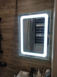 Зеркало с LED подсветкой SR-055 (500х700мм) фото от покупателей 1
