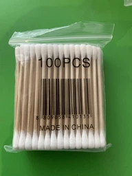 Вухочистки/Ватні FROM FACTORY UHC палички дерев'яні 100/≈1900шт фото від покупців 2