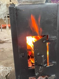 Печь буржуйка Metalzavod BP-100RV 4 мм с радиатором и варочной поверхностью 5 мм. фото от покупателей 14