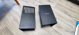 Белая вытяжка для кухни настенная декоративная наклонная Minola HDN 5202 WH/INOX 700 LED, шириной 50 см