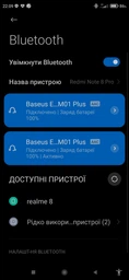 Беспроводные Bluetooth наушники Baseus Encok TWS WM01 Plus с дисплеем Розовый фото от покупателей 2