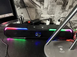 Акустична система GamePro gs915 Bluetooth rgb usb Black (gs915)