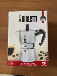 Кавоварка гейзерна Bialetti Moka Express Silver 0.23L (0001164)