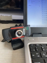 Веб камера Q-T120 ANDOWL HD 1280х720 Чёрная со встроенным микрофоном для компьютера ноутбука крепление на прищепке фото от покупателей 2