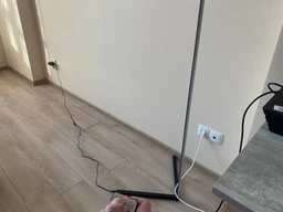 Угловой напольный светильник, угловая LED лампа, RGB торшер Lux design Black 150 см, чёрный с пультом управления фото от покупателей 3