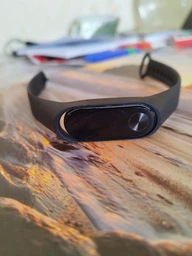 Ремінці для фітнес браслетів Mi Band 2, з силікону чорний (Mrk-5322) фото від покупців 1