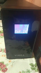 Джерело безперебійного живлення Vinga LCD 600VA metal case with USB 600 ВА / 360 Вт / 7 А*ч (VPC-600MU)