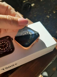 Смарт-годинник Smart Watch T500+ Pro спортивний з мікрофоном тонометром IP67 Aluminium 44mm Білий фото від покупців 5