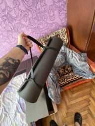 Коврик для йоги и фитнеса NBR (йога мат, каремат спортивный) OSPORT Mat Pro 1.5см (FI-0135) Черный