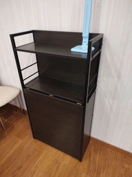 Стіл книжка з етажеркою Практик 1 Ferrum-decor 1200x640x990 Чорний метал ДСП Дуб Артизан 16 мм (FRD-104616) фото від покупців 7