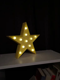 Світильник дитячий нічник LED Зірочка UFT Funny Lamp Star 26х4.5х26 см фото від покупців 6